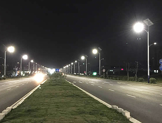 China 104 National Road solar street light project